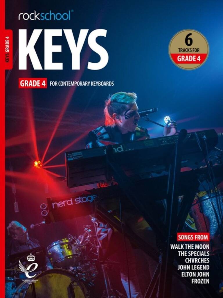 Rockschool Keys 2019 Grade 4 + Online Sheet Music Songbook