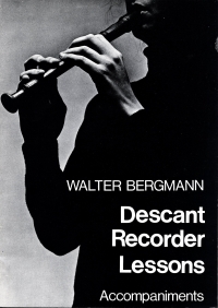 Descant Recorder Lessons Bergmann Piano Accomp Sheet Music Songbook