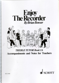 Enjoy The Recorder Treble Bk 1a Acc/notes Teachers Sheet Music Songbook