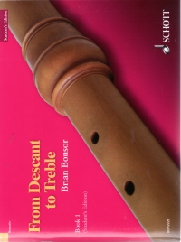 From Descant To Treble Recorder Bonsor (part 1) Sheet Music Songbook