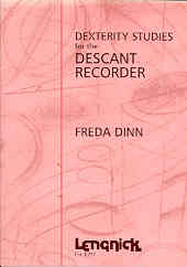 Dinn Dexterity Studies Descant Recorder Sheet Music Songbook