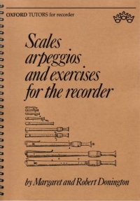 Scales Arpeggios & Exercises Recorder Donington Sheet Music Songbook