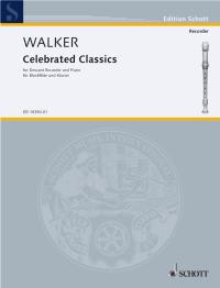 Celebrated Classics Descant Recorder & Piano Sheet Music Songbook