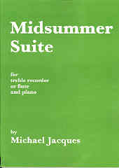 Jacques Midsummer Suite Treble Recorder Sheet Music Songbook