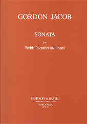 Jacob Sonata Recorder Sheet Music Songbook