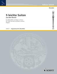 Five Easy Suites From The Baroque Arr Degen Sheet Music Songbook
