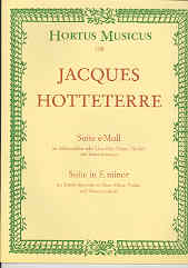 Hotteterre Le Romain Suite Emin Treble Recorder Sheet Music Songbook