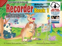 Progressive Recorder Method For Young Beginners 1 Sheet Music Songbook