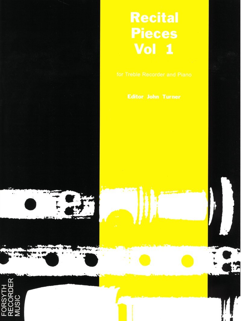 Recital Pieces Vol 1 Turner Recorder Sheet Music Songbook