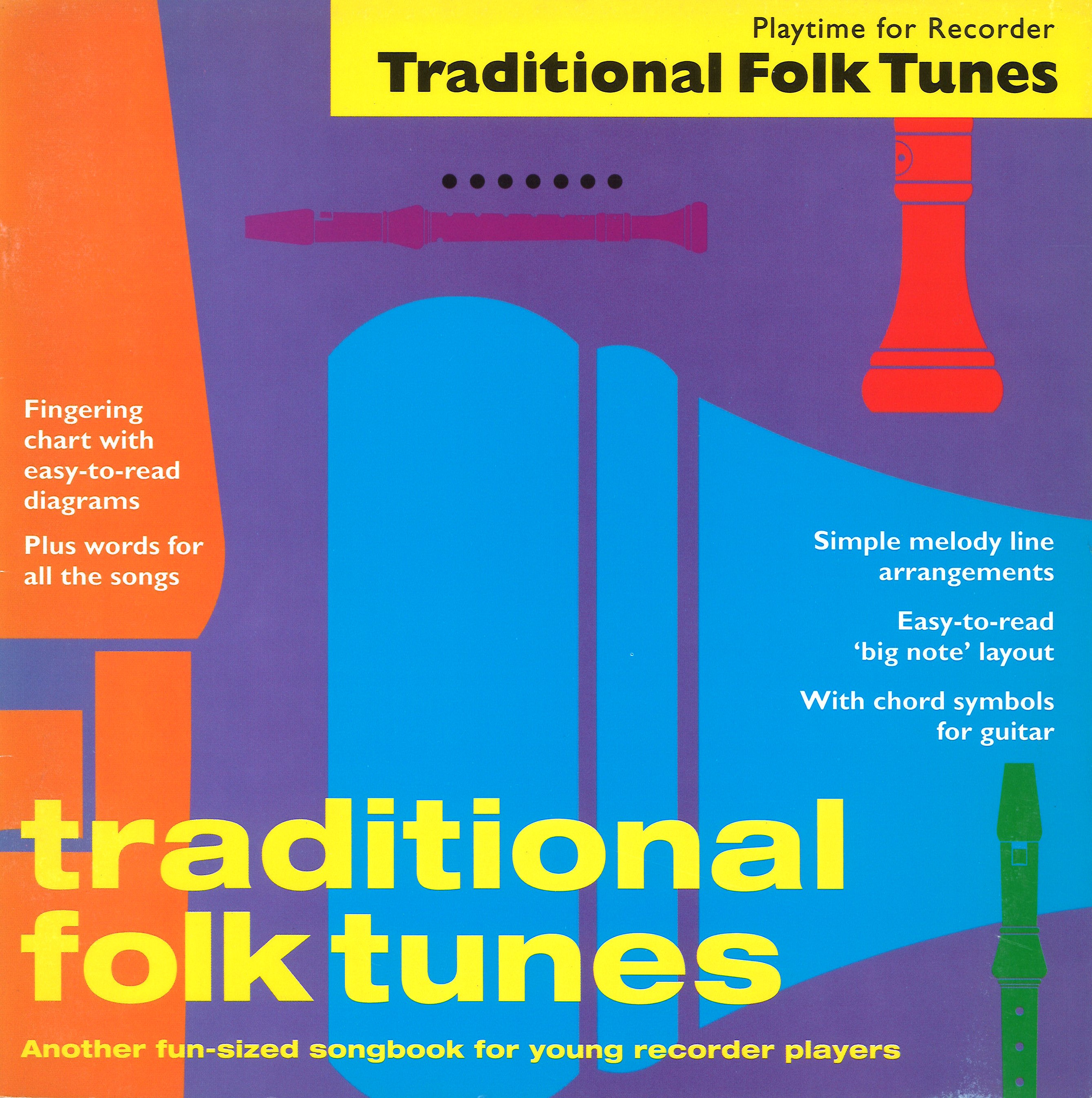 Traditional Folk Tunes Playtime For Recorder Serie Sheet Music Songbook