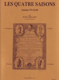 Vivaldi Four Seasons Treble Recorder Sheet Music Songbook