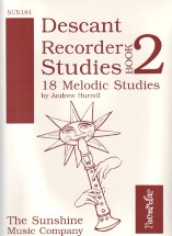 18 Melodic Studies Book 2 Hurrell Descant Sheet Music Songbook