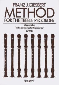 Giesbert Method For The Treble Recorder English Sheet Music Songbook