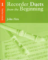 Recorder Duets From The Beginning Teachers Book 1 Sheet Music Songbook