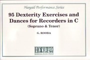 Rooda 95 Dexterity Exercises & Dances (c) Sop/ten Sheet Music Songbook