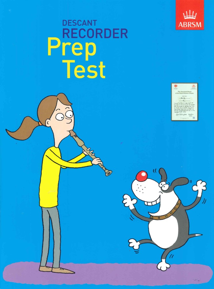 Recorder Prep Test Descant Recorder Abrsm Sheet Music Songbook