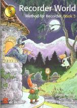 Recorder World Method For Recorder Book 3 Bk & Cd Sheet Music Songbook