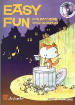 Easy Fun Recorder Moelker Book & Cd Sheet Music Songbook