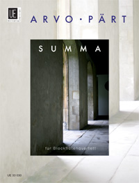 Part Summa Recorder Quartet Beutler/rosin Sheet Music Songbook