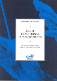 Saunders Japanese Pieces (8) Tenor/desc Recorder Sheet Music Songbook