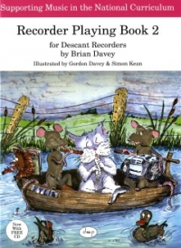 Recorder Playing Book 2 (descant) Davey Bk & Cd Sheet Music Songbook