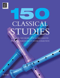 Vester 150 Classical Studies Treble/alto Recorder Sheet Music Songbook