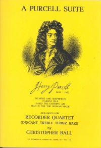 Purcell Suite (satb) Score/parts Sheet Music Songbook