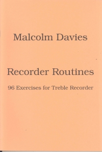 Recorder Routines Davies Treble Recorder Sheet Music Songbook
