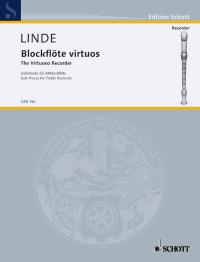 Linde Recorder Virtuosos Treble Recorder Sheet Music Songbook