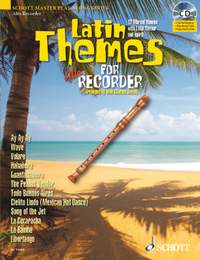 Latin Themes Alto Recorder Book & Cd Sheet Music Songbook