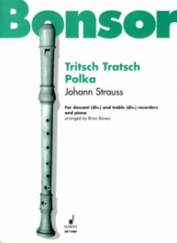 Strauss Tritsch Tratsch Polka Ssaa Pf Sc/pts Sheet Music Songbook