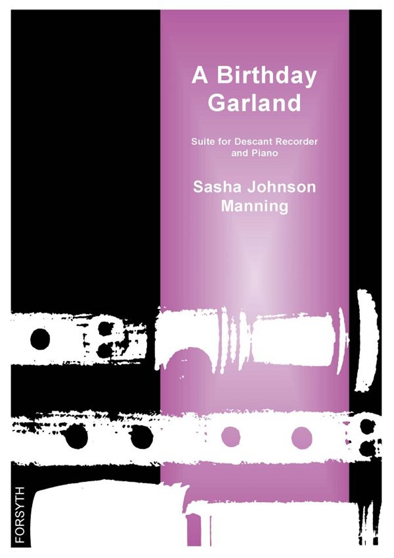 Johnson-manning Birthday Garland Descant Rec & Pf Sheet Music Songbook