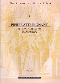 Attaignant 2nd Livre De Danceries 4 Recorders Sheet Music Songbook