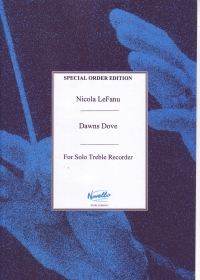 Lefanu Dawns Dove Solo Recorder Sheet Music Songbook