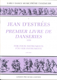 Destrees Premier Livre De Danseries 4 Recorders Sheet Music Songbook