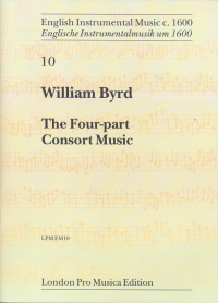 Byrd Four-part Consort Music 4 Recorders Sheet Music Songbook