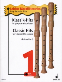 Easy Recorder Trios Vol 1 Classic Hits Butz Sheet Music Songbook