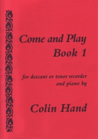 Come & Play Book 1 Hand Soprano Recorder Sheet Music Songbook