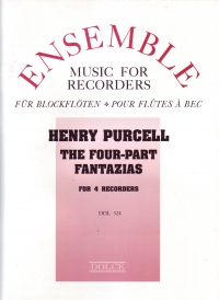 Purcell Fantasies  4 Recorders In C Sheet Music Songbook