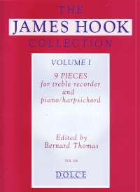 Hook Collection  9 Pieces   Recorder & Piano Sheet Music Songbook