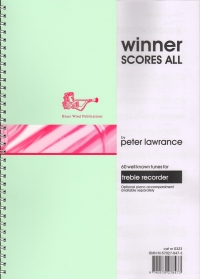 Winner Scores All Lawrance Treble Recorder Sheet Music Songbook