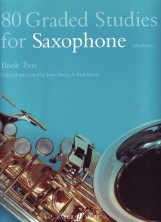 80 Graded Studies For Saxophone Book 2 Sheet Music Songbook