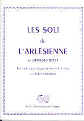 Bizet Les Soli De Larlesienne Alto Sax Sheet Music Songbook