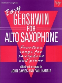 Gershwin For Easy Saxophone (14 Songs) Davies Sheet Music Songbook