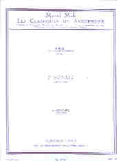 Handel Sonata No 1 Gmin Alto Sax Mule (87) Sheet Music Songbook