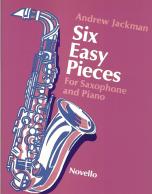 Jackman Six Easy Pieces Sax & Piano Sheet Music Songbook