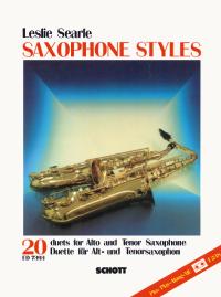 Searle Saxophone Styles 20 Duets Alto/tenor + Cass Sheet Music Songbook