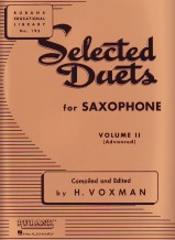 Selected Duets Vol 2 Voxman Saxophone Sheet Music Songbook