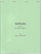 Creston Sonata Op19 Alto Saxophone & Piano Sheet Music Songbook