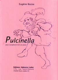 Bozza Pulcinella Alto Saxophone & Piano Sheet Music Songbook